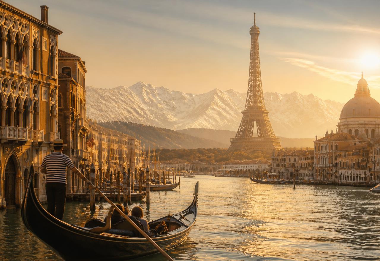 Europe Highlights — Switzerland, France & Italy — Paris, Switzerland & Italy, France, Switzerland, Italy holiday package by Tripeizer